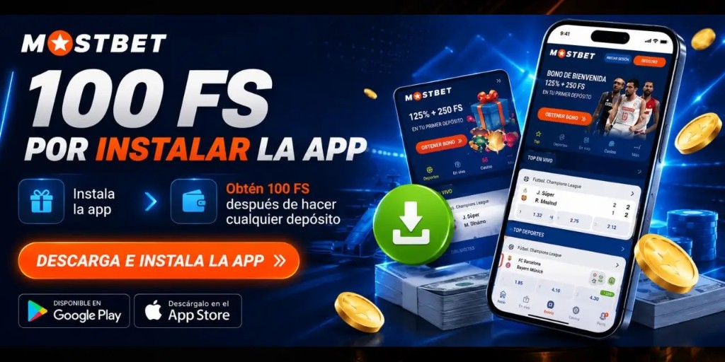 Mostbet casino app Colombia: oferta de giros al descargar; compatible con Android e iPhone.