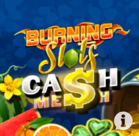 Slot Burning Cash con símbolos de billetes ardientes