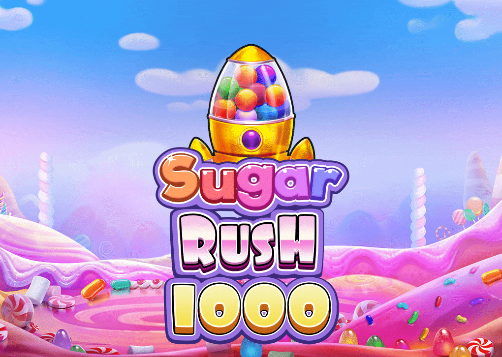 Tragamoneda Sugar Rush con cuadrícula de caramelos